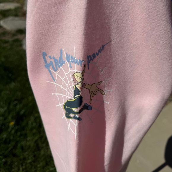 Marvel Pink Spider-Gwen Zip Up Hoodie - Picture 5 of 8